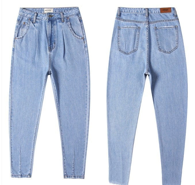 Dark Blue Denim Trousers
