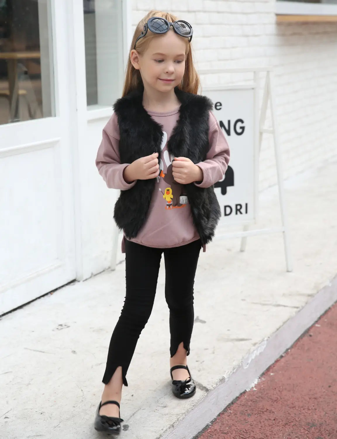 Warm Faux Fur Vest - Outfit Inspiration