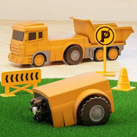 DIY Magnetic Engineering Vehicle & Robot Toy for Kids - # BOT&G52710006
