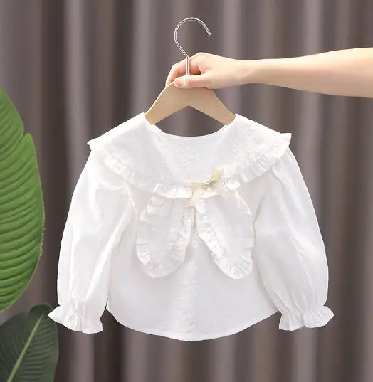Girls Shirt Cartoon Pattern