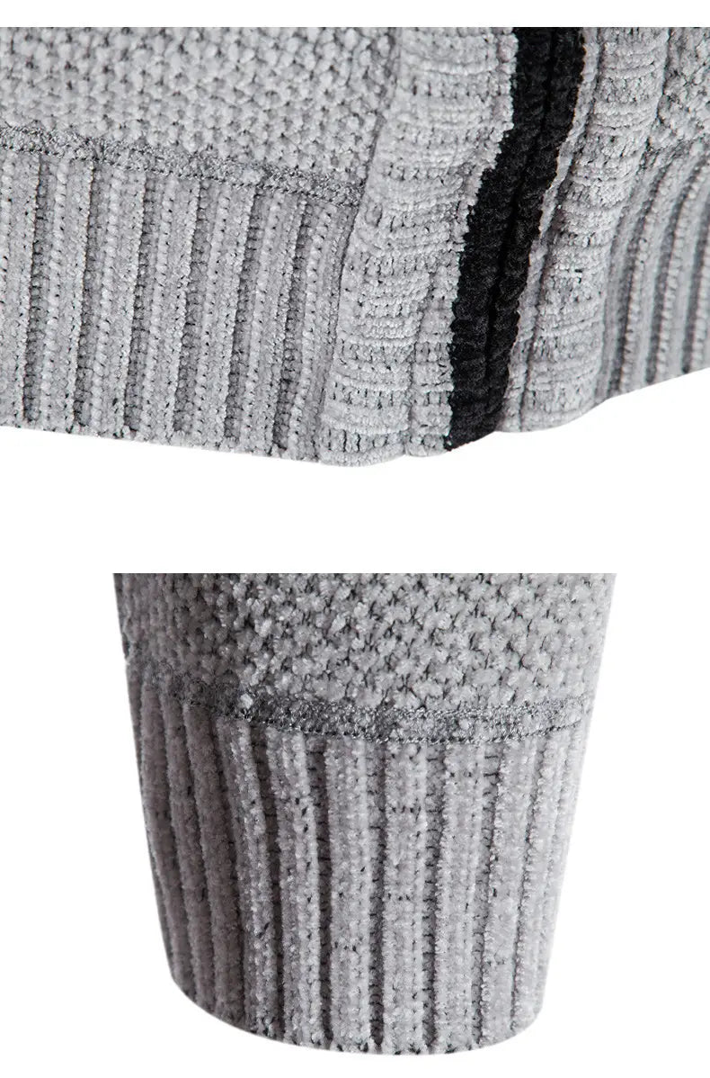 Men’s Fleece Lined Knitwear Jacket | For Autumn/Winter- # BOAA13210018