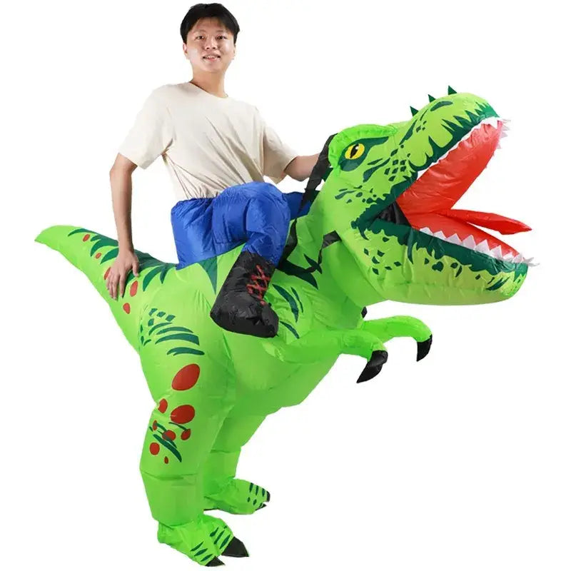 Festival Party Funny Parent-child Activity Heart Running Dragon Inflatable Clothing - # BOAA31310001
