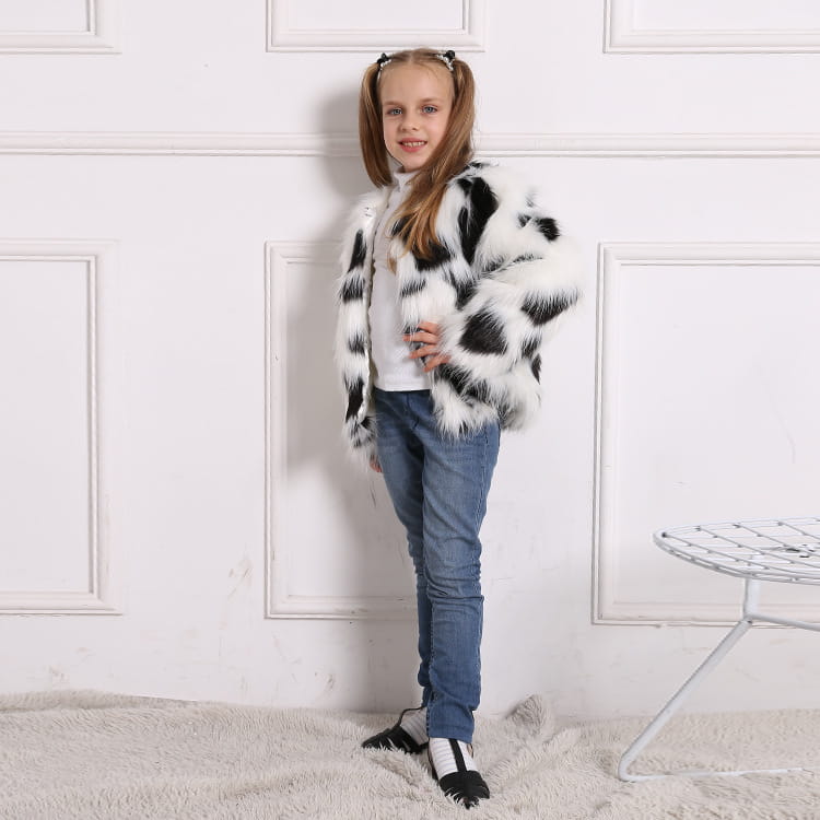 Girls’ Faux Fur Coat | For Autumn and Winter - # GIAA21210052