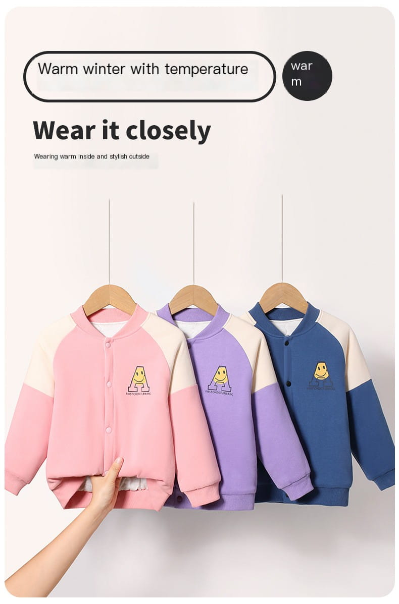 Children’s Warm Cotton Jacket | For Fall and Winter - # BAAA61110013 & BOAA11210007 & GIAA21210021