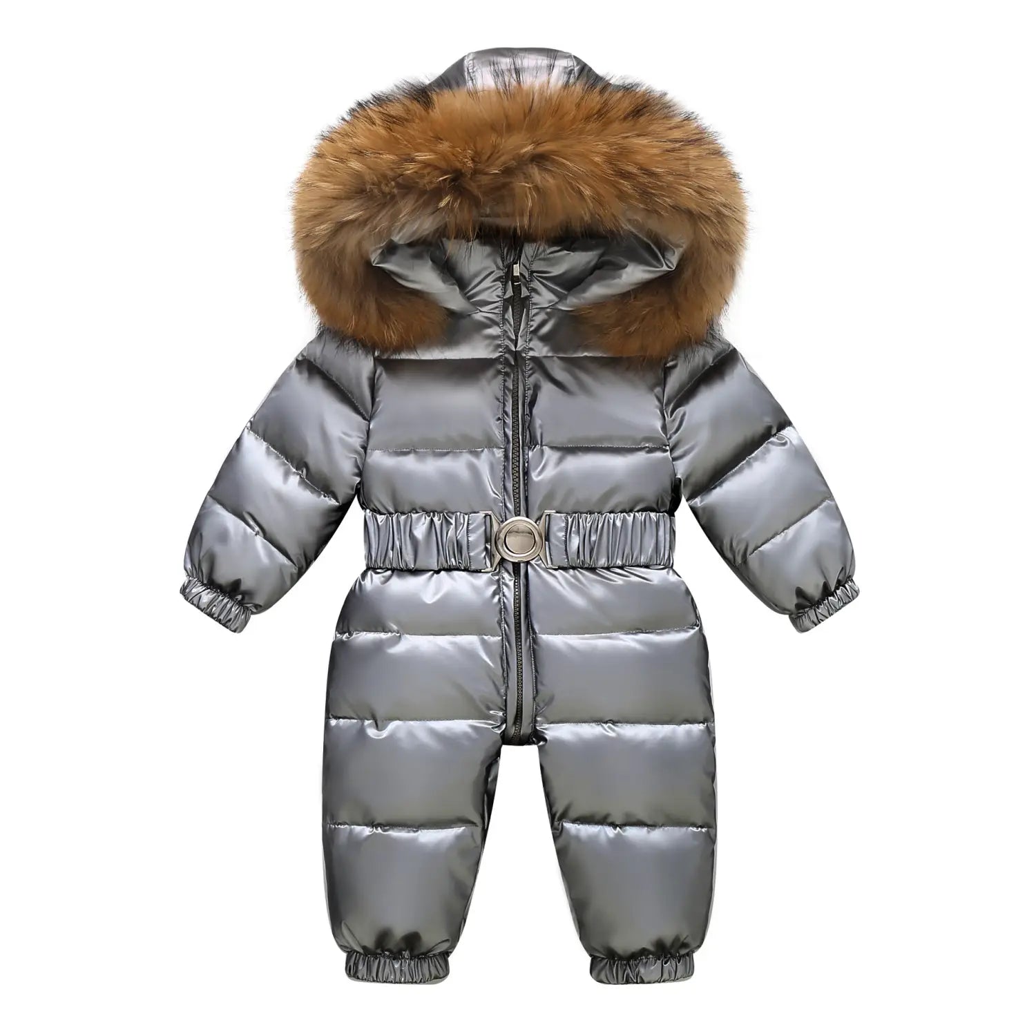 Fashionable Baby One-Piece Snowsuit for Winter Wear