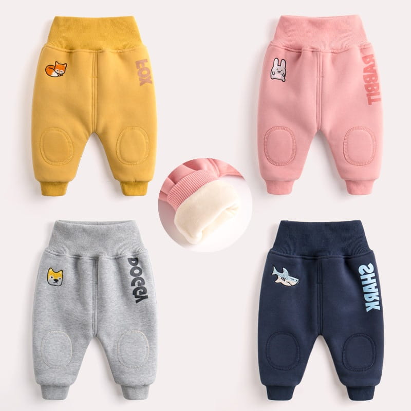 Baby Winter Plus Velvet Large PP Pants - # BAAA1B1310006 & GIAA21410026 & BOAA11410011
