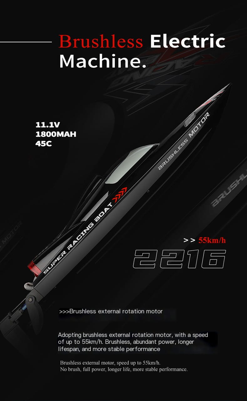 WL916 Brushless High-Speed Boat