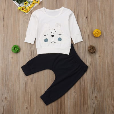 Cotton Baby Boys and Girls Clothing Set | 2 Pieces - # BAAA51210076