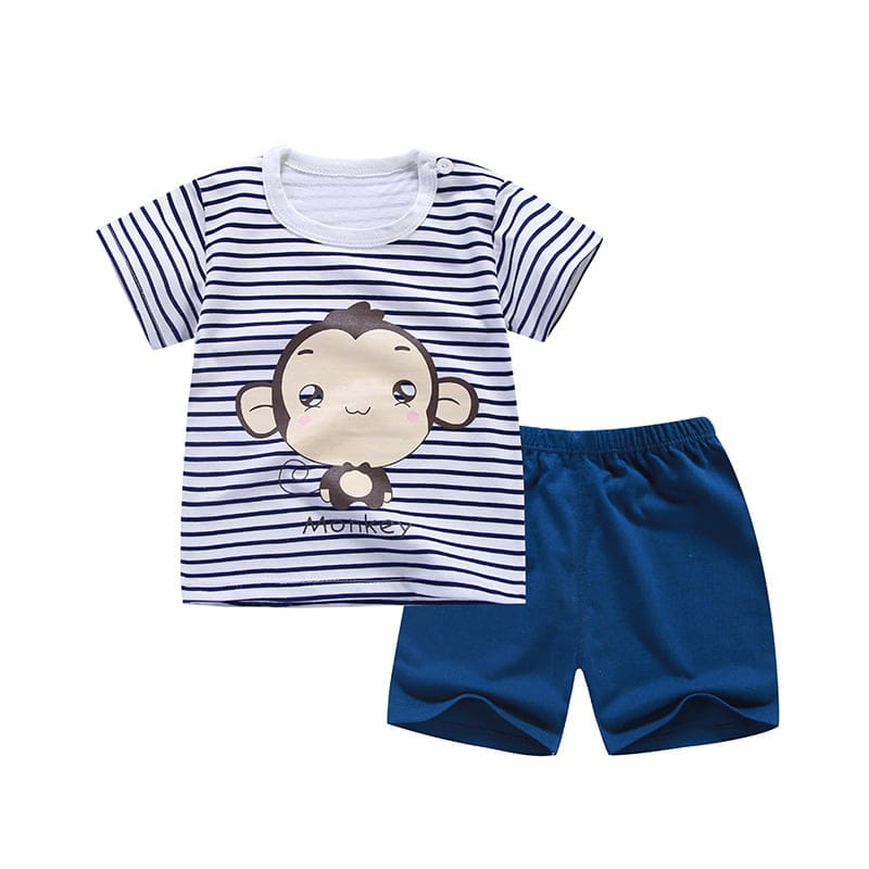 Pure Cotton Korean Baby T-shirts for Boys and Girls