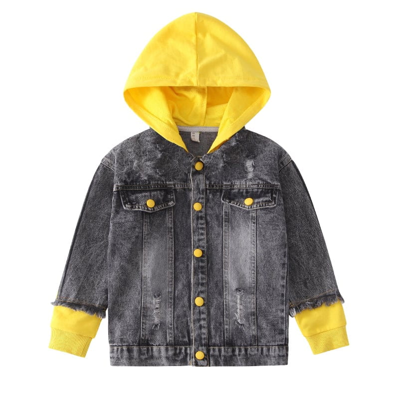 Boy’s Denim Jacket with Hoodie | For Spring and Autumn _ # BOAA13210014 & BOAA12210002