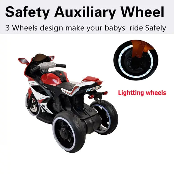 Electric Kids Motorcycle For 3 To 4 Year Old Boys And Girls With Foot Pedal Starter - # BOT&G511210001