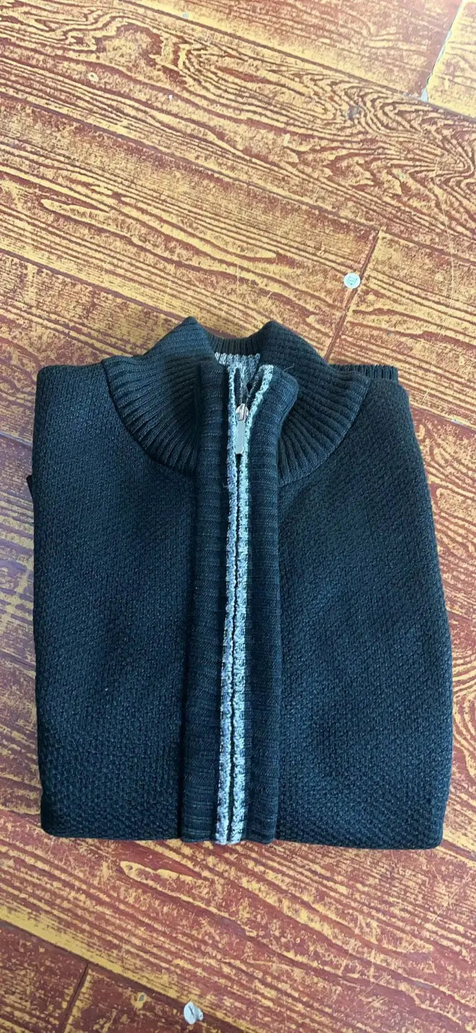 Men’s Fleece Lined Knitwear Jacket | For Autumn/Winter- # BOAA13210018
