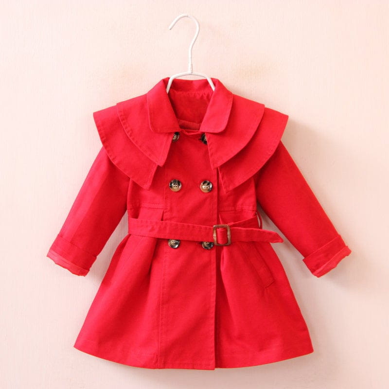 New Cotton Windbreaker for Girls in Spring and Autumn