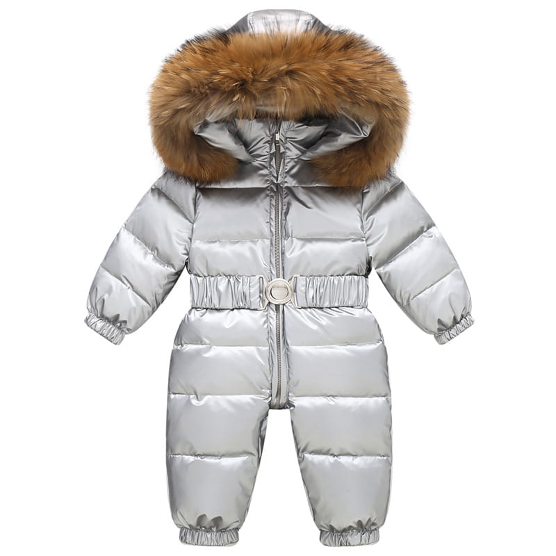 Fashionable Baby One-Piece Snowsuit for Winter Wear
