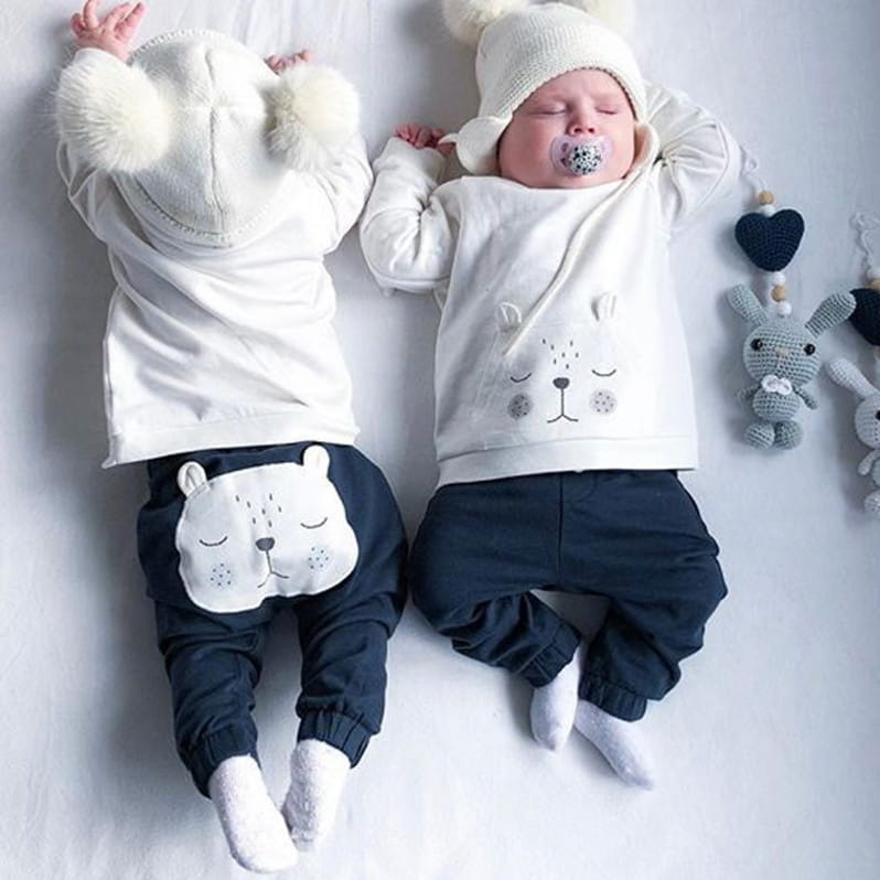 Cotton Baby Boys and Girls Clothing Set | 2 Pieces - # BAAA51210076