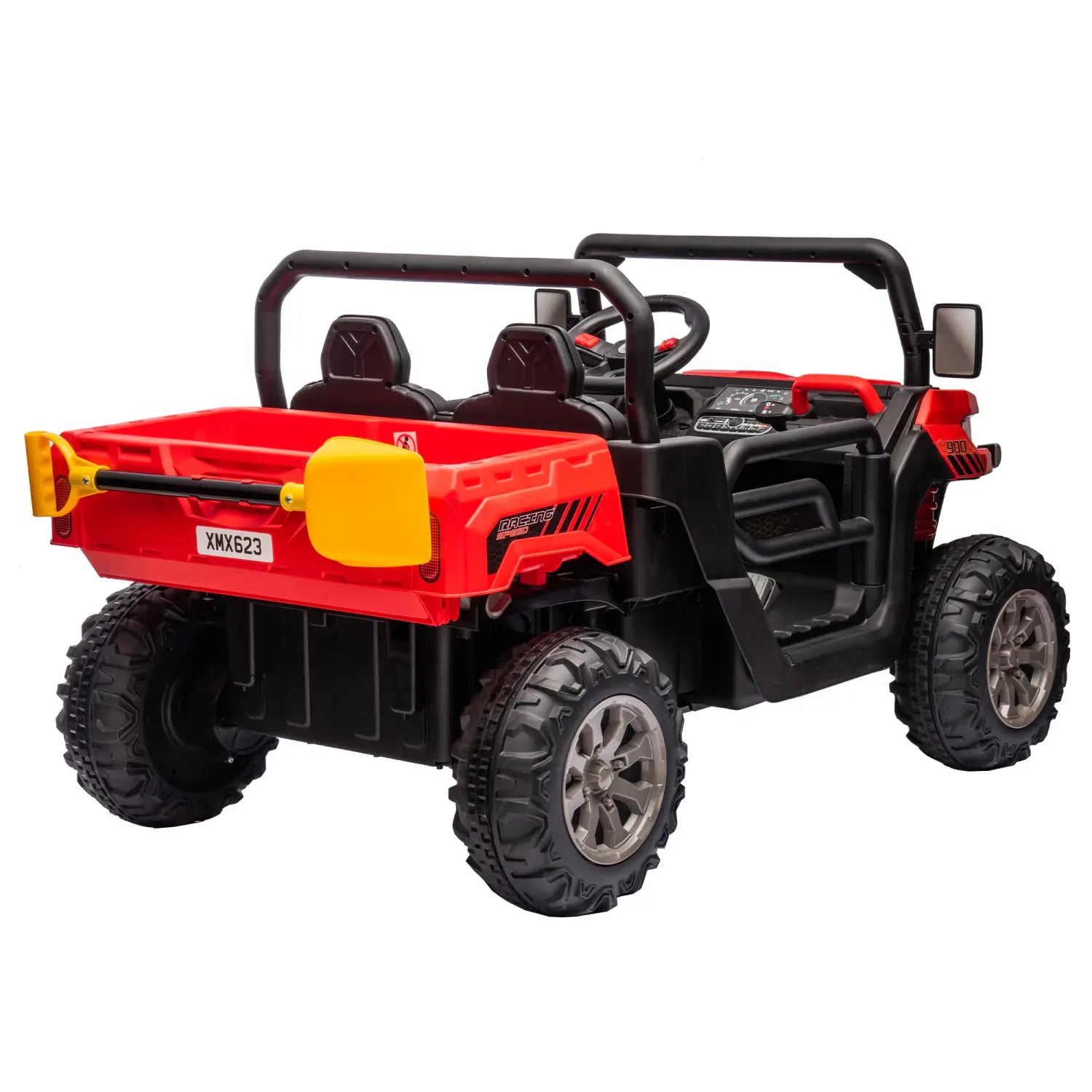 24V Ride On Truck 2 Seater Ride On UTV With 2x200W Motor Ride On Dump Truck With Dump Bed Shovel Ride On Car