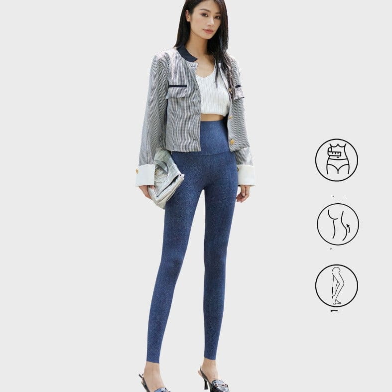 Women’s Thickened Fleece-lined Shark Pants | For Autumn and Winter - # GIAA23410049