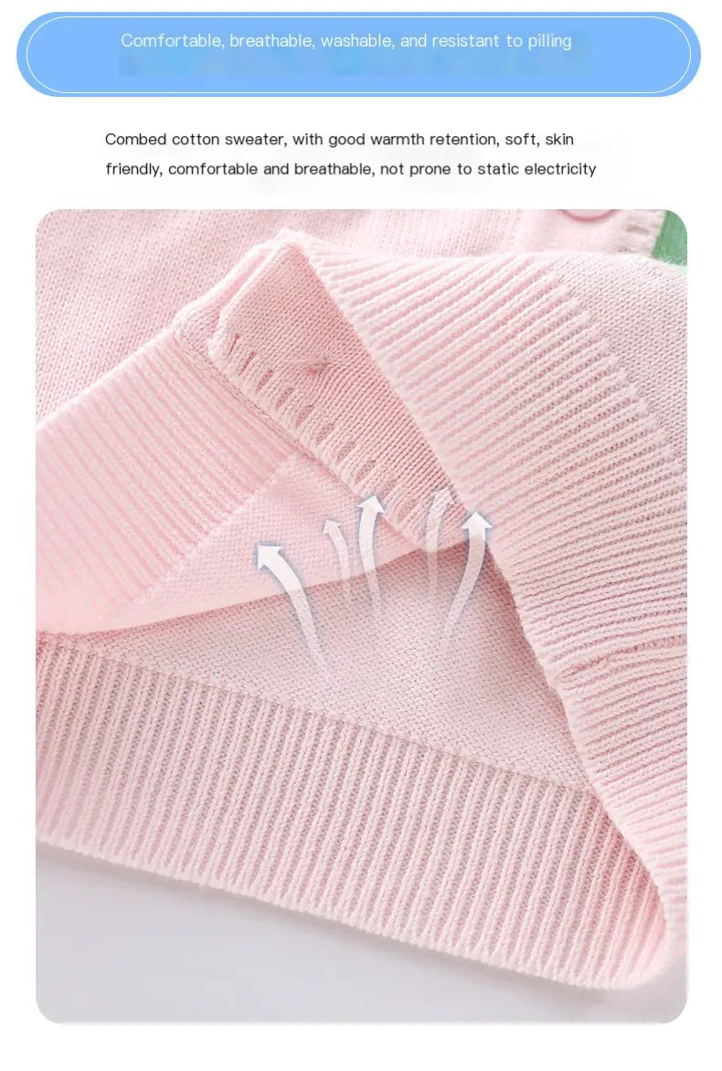Cute baby wearing sweater