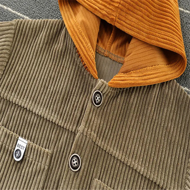 Boy’s Corduroy Jacket for Spring and Autumn