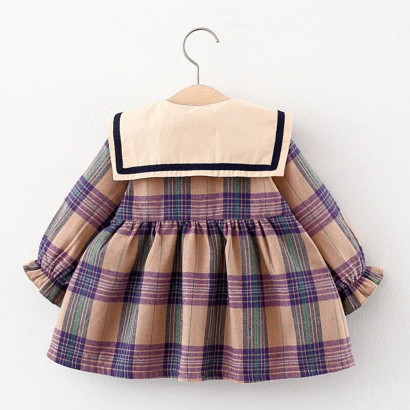 Baby Girl Long Sleeve Dress for Spring and Autumn