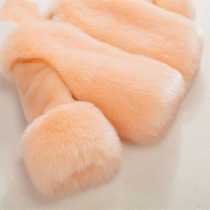 Girls’ New Fox Fur Thickened Cotton Coat - # GIAA21210048