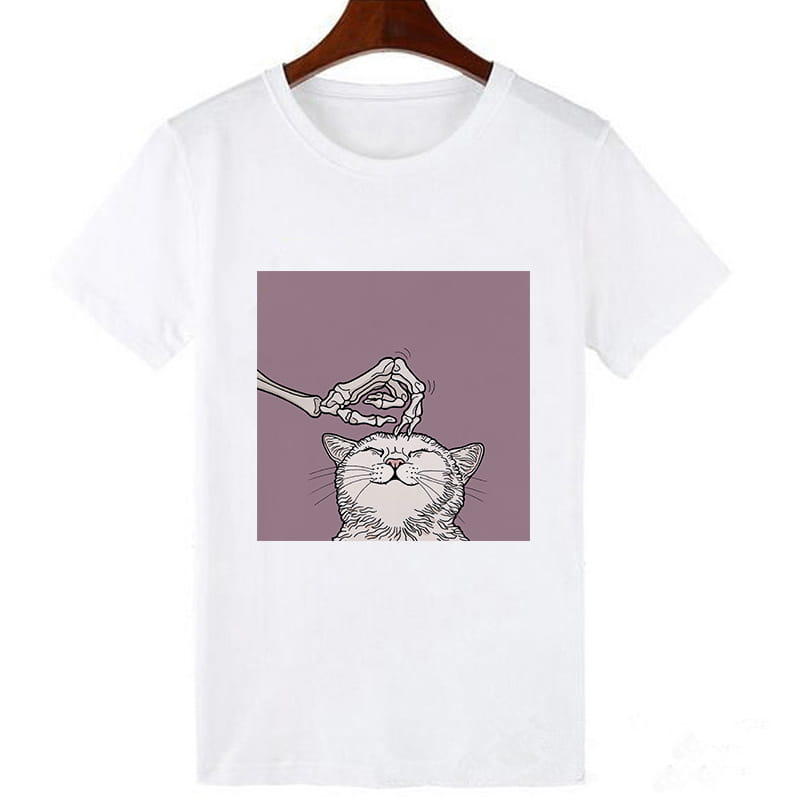 Skull Cat T-shirt 7