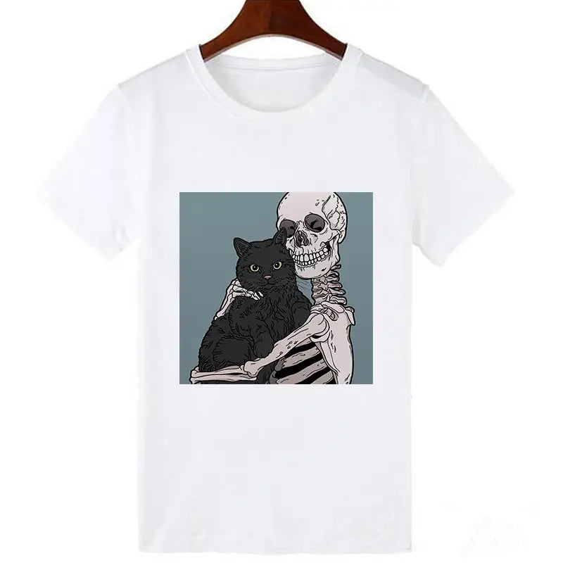 Skull Cat T-shirt 5