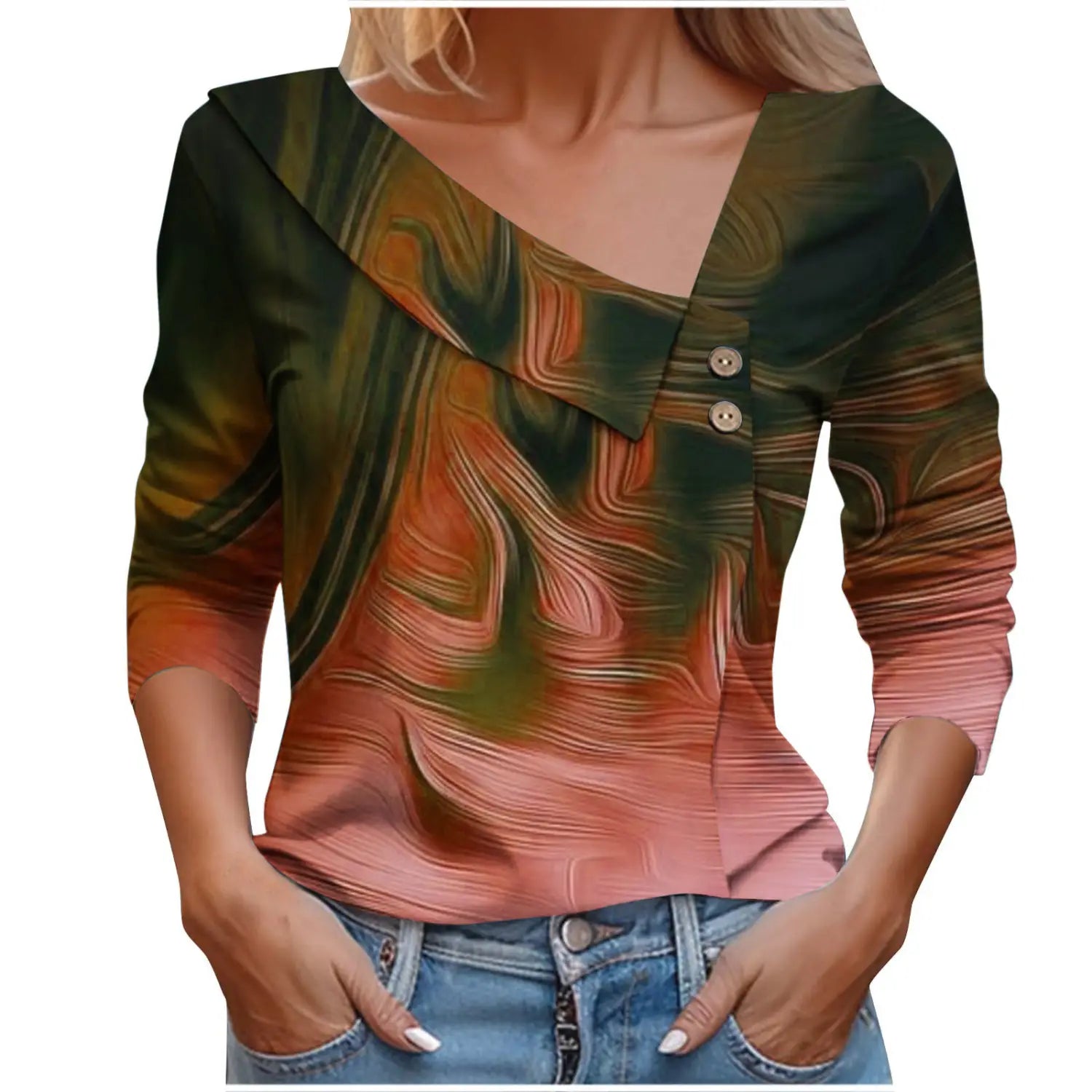 Spring Autumn Women's T-shirt