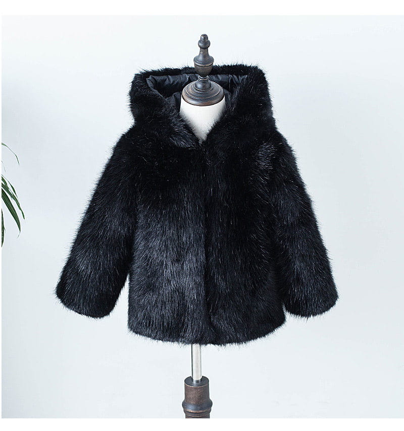Children's Faux Fur Coat 4
