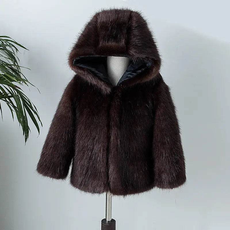Children's Faux Fur Coat 5