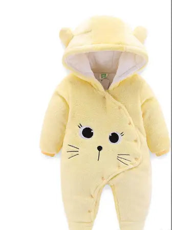 Baby onesie in Pink Bear design