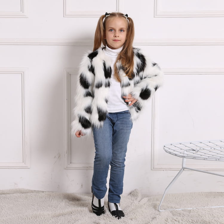 Girls’ Faux Fur Coat | For Autumn and Winter - # GIAA21210052