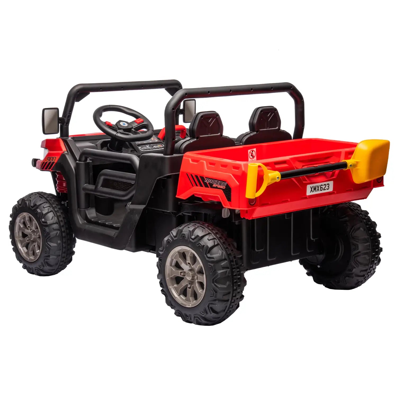 24V Ride On Truck 2 Seater Ride On UTV With 2x200W Motor Ride On Dump Truck With Dump Bed Shovel Ride On Car