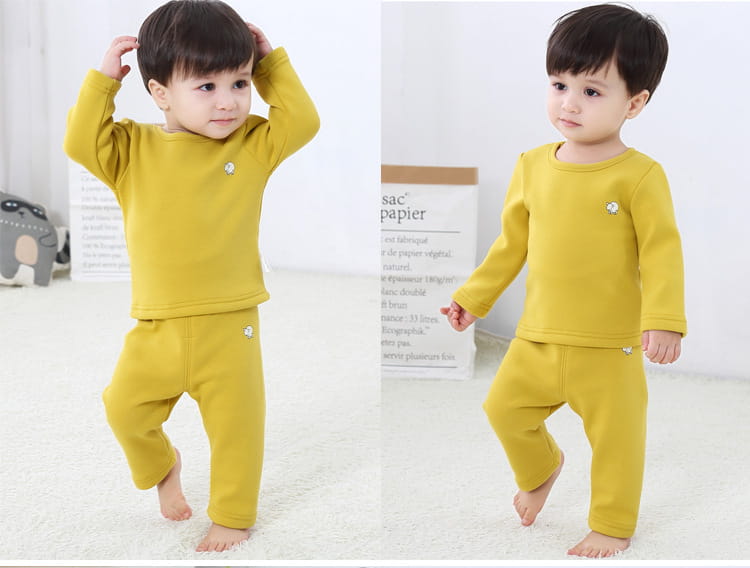 Winter Thermal Clothes Set | For Infants and Toddlers | 2 Pieces - # BAAA51210077