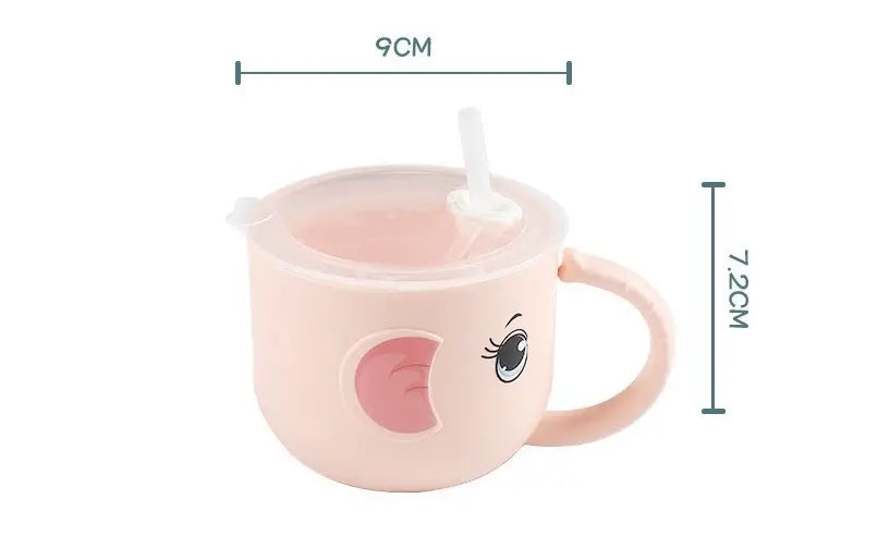 Silicone Straw Baby Feeding Bottle and Kid’s Mug - # BAGE21610003