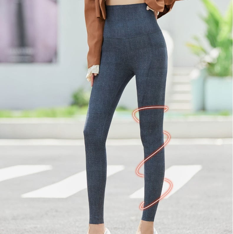 Women’s Thickened Fleece-lined Shark Pants | For Autumn and Winter - # GIAA23410049