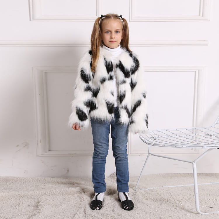 Girls’ Faux Fur Coat | For Autumn and Winter - # GIAA21210052