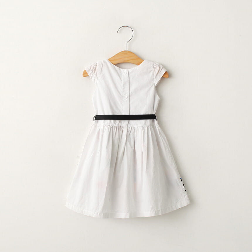 Camouflage Print Sleeveless Dress for Girls
