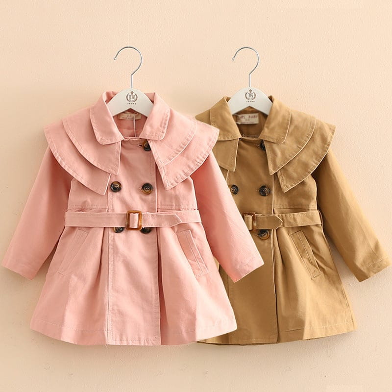 New Cotton Windbreaker for Girls in Spring and Autumn