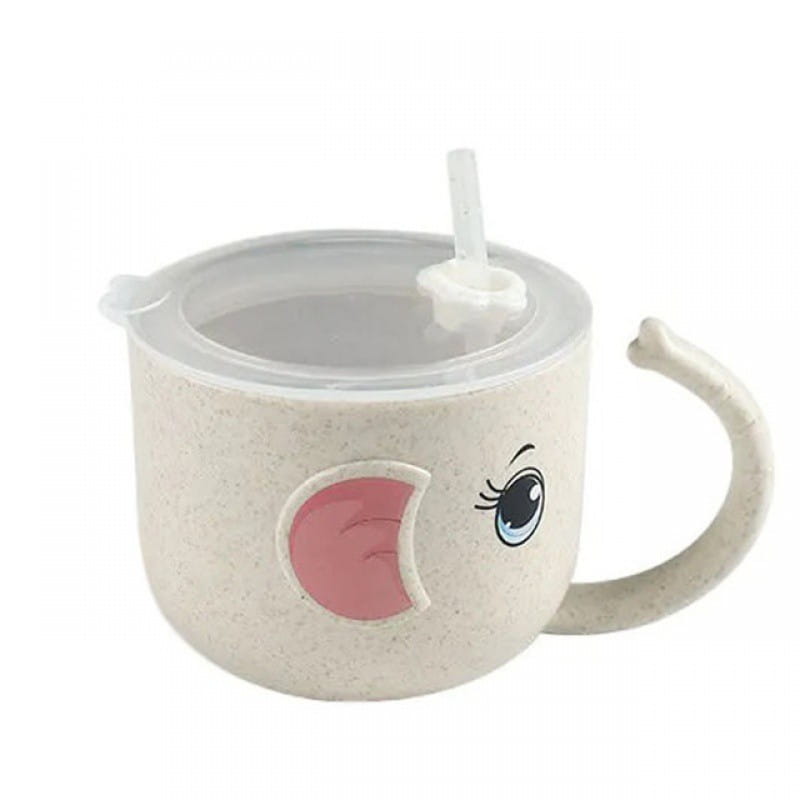 Silicone Straw Baby Feeding Bottle and Kid’s Mug - # BAGE21610003