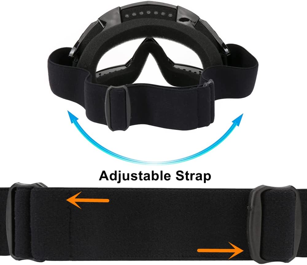 Motocross Goggles Racing Off-Road Dirt Bike ATV UTV BMX MX XC Motorcycle Eyewear - # BOAA221810001